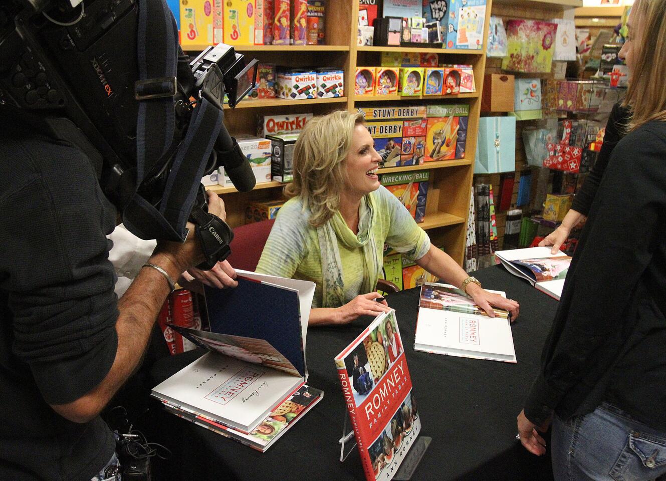 Photo Gallery: Ann Romney comes to Flintridge Bookstore to sign a cookbook she wrote