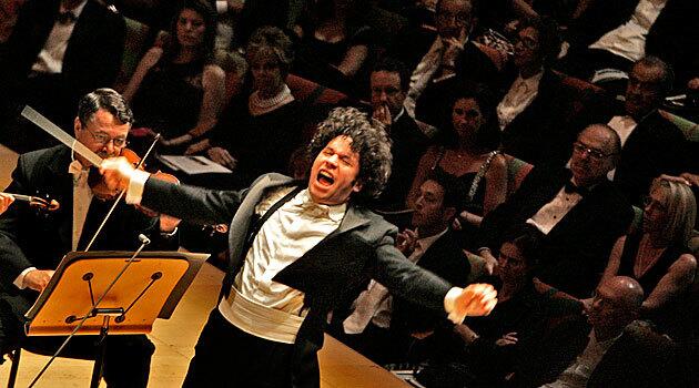 Gustavo Dudamel conducts the L.A. Philharmonic for the first time as music director in the inaugural gala and opening-night concert at Walt Disney Concert Hall. Read related story >>>