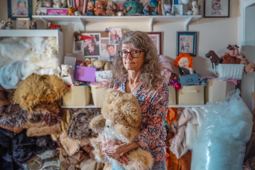 LOS ALTOS, CALIFORNIA, JULY 14, 2023: Beth Karper stands for a portrait at her home in Los Altos, Cali, on Friday, July 14, 2023. (Michaela Vatcheva / For The Times)