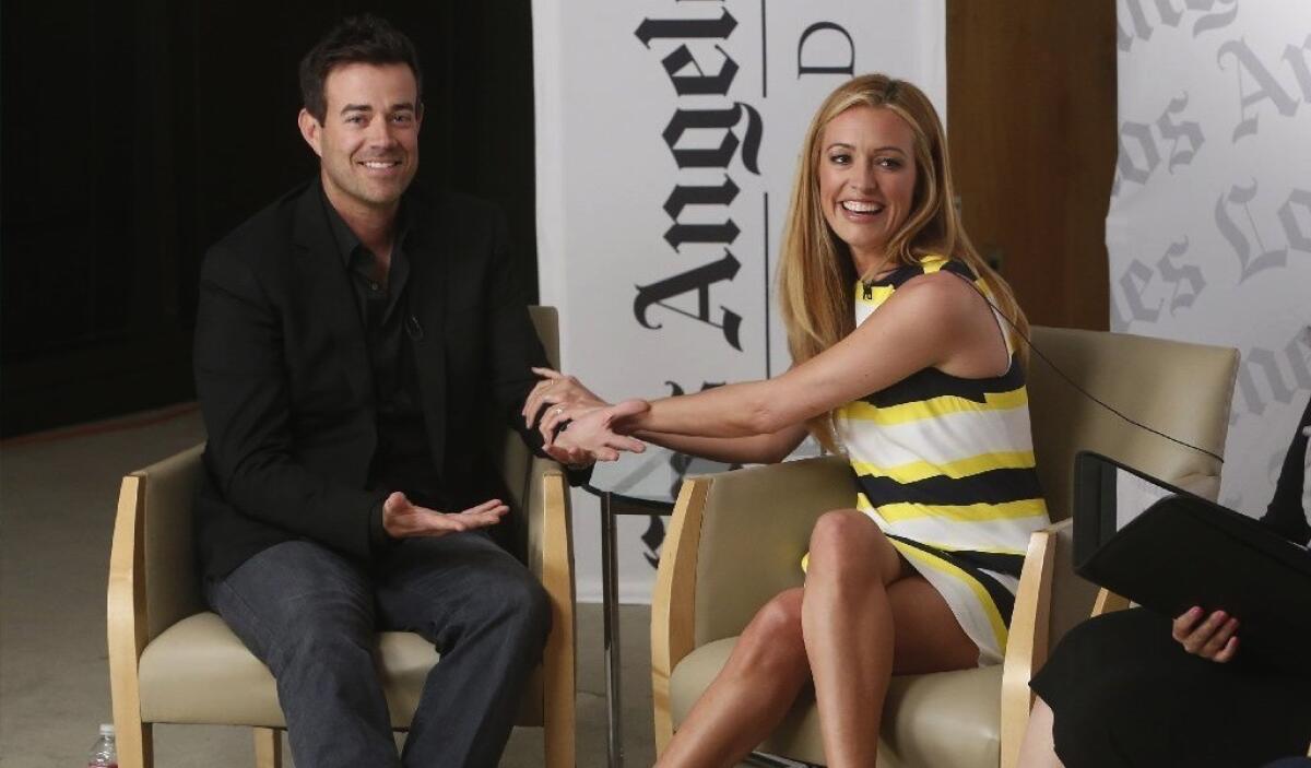 Carson Daly ("The Voice") and Cat Deeley ("So You Think You Can Dance?") talk reality TV at the Envelope Emmy Roundtable.