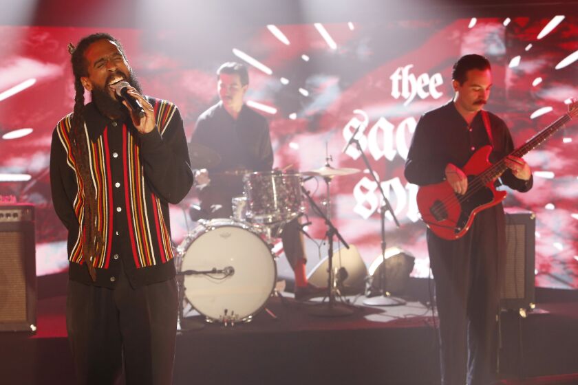 The Sacred Souls perform on "Jimmy Kimmel Live!" November 30, 2022