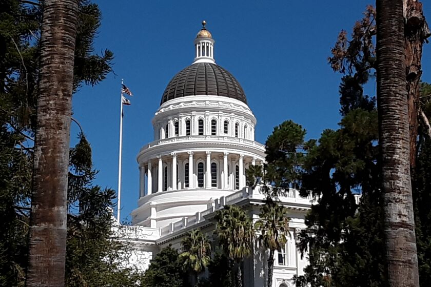 The California State Capitol Building.
