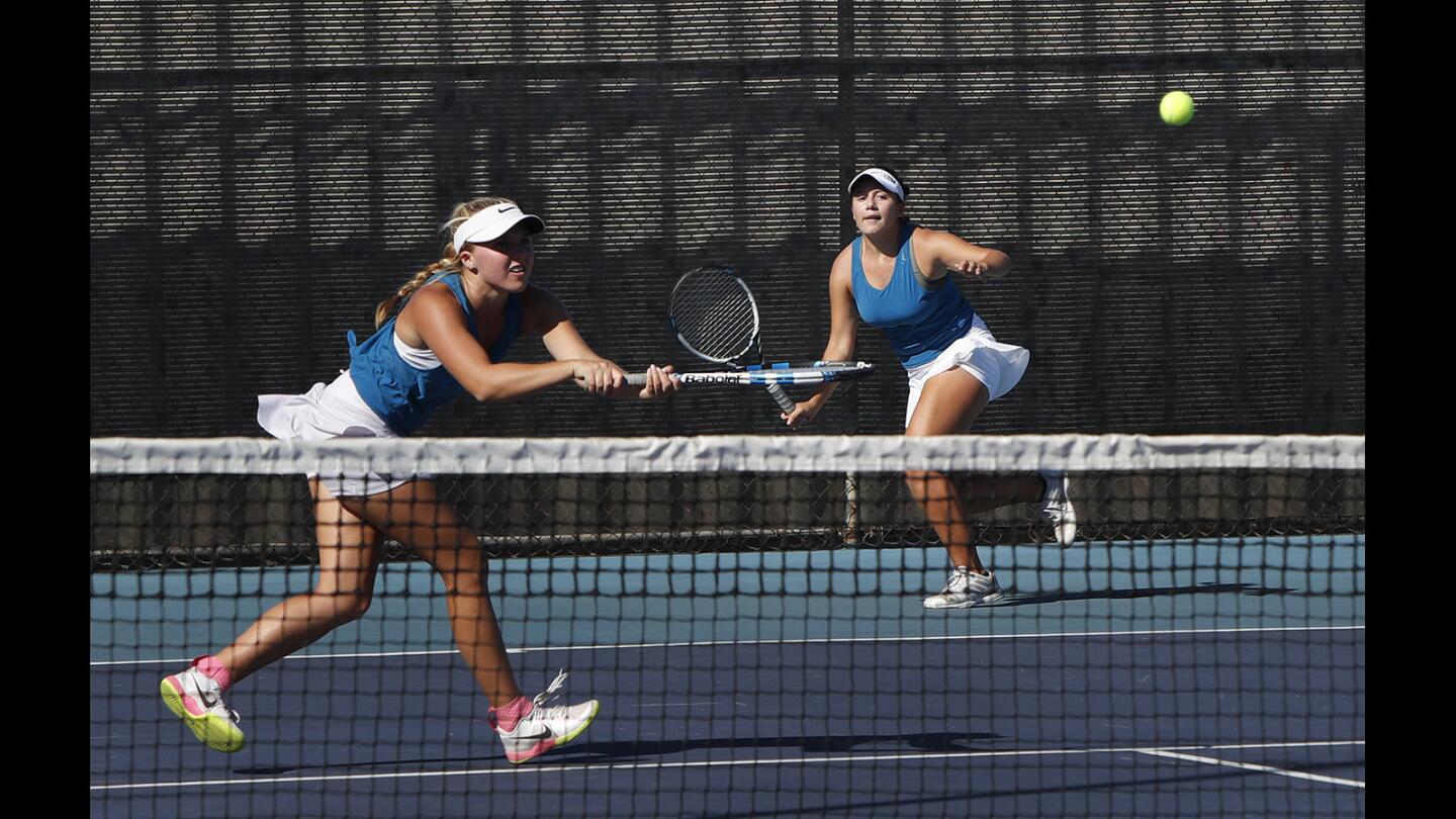 Photo Gallery: Corona del Mar vs. Beckman girls' tennis