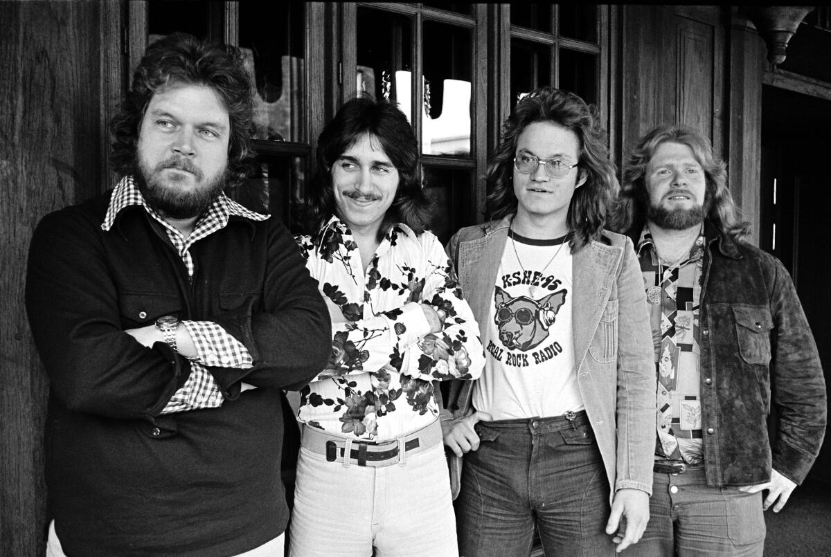 The original lineup of Bachman-Turner Overdrive in 1974. 