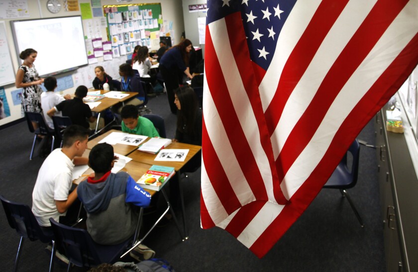 Californians support new national learning standards known as Common Core, a new survey found. In Santiago Elementary School in Santa Ana, teachers are already using the new standards to emphasize critical thinking and prepare students for more complex tests.