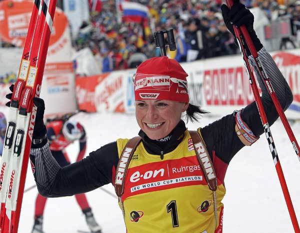German skier Andrea Henkel.
