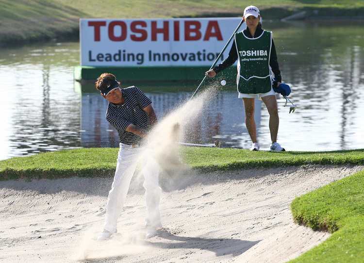Joe Ozaki of Japan finished tied for third at the Toshiba Classic Sunday at Newport Beach Country Club.