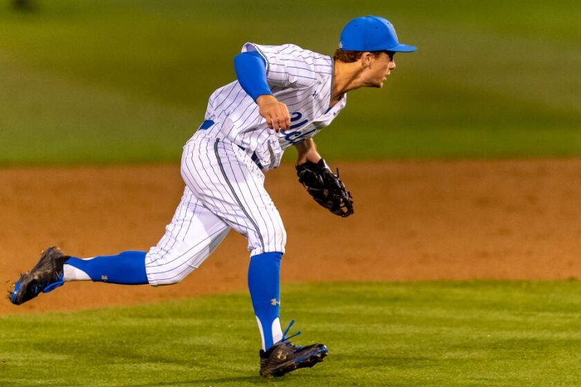Shortstop Matt McLain is a preseason All-American and will try to lead UCLA to a national championship in baseball.