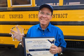 Poway Unified School District bus driver Edward Wicburg has been chosen as San Diego County's 2023 Classified Employee of the Year.