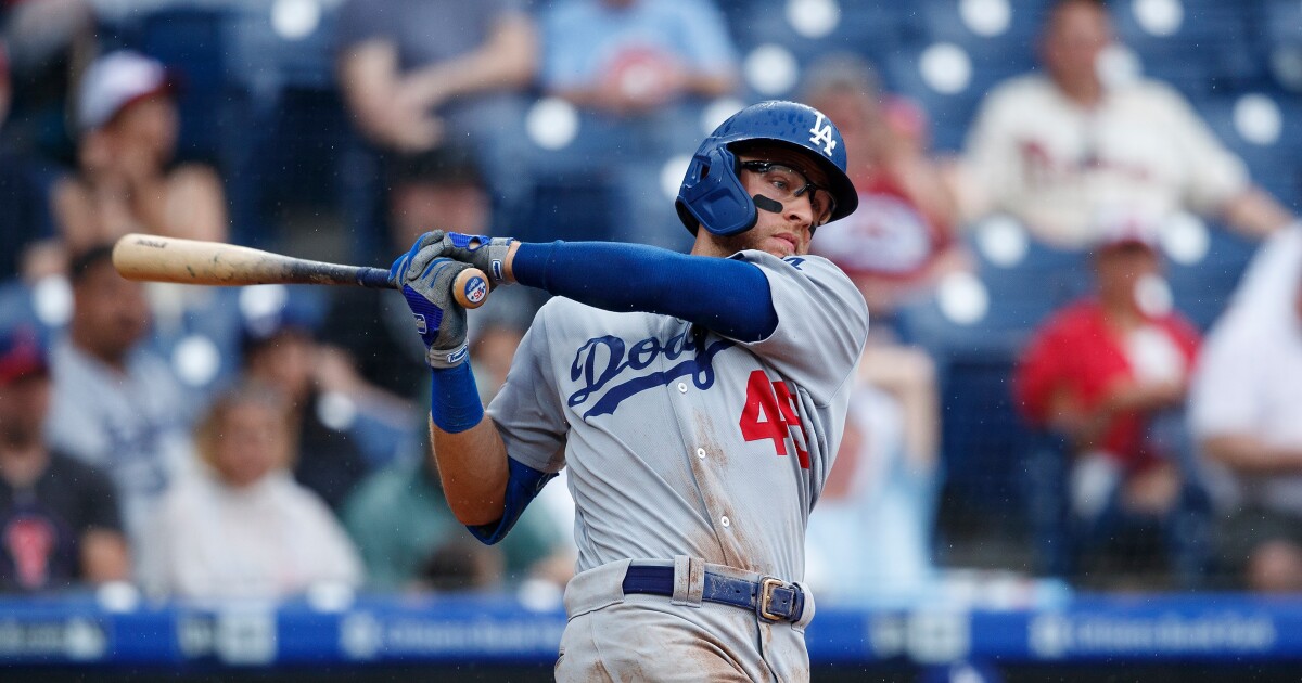 Rookie Matt Beaty earns a nickname with the Dodgers 'Hit Man' Los