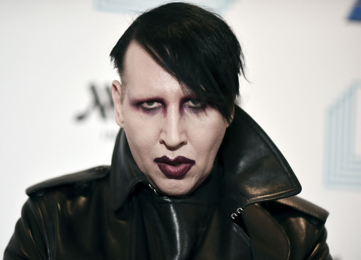 Shock rocker Marilyn Manson