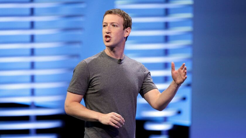 Facebook CEO Mark Zuckerberg speaks in April at the F8 Facebook Developer Conference in San Francisco.