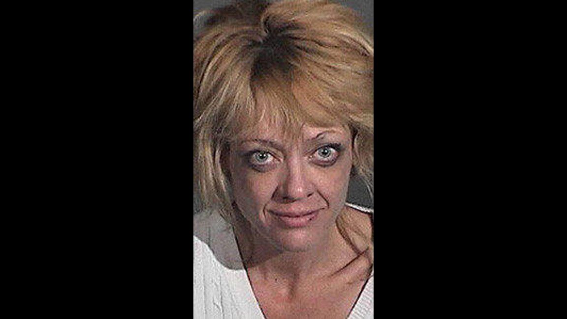 This notorious mug shot of "That '70s Show" actress Lisa Robin Kelly is from March 2012, when she was arrested on suspicion of spousal abuse in North Carolina. Kelly was arrested again in Burbank in June 2013 on suspicion of DUI.