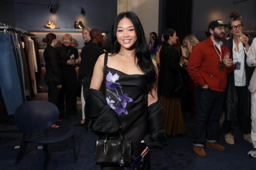 NEW YORK, NEW YORK - SEPTEMBER 06: Sunisa Lee attends the Brandon Maxwell x Walmart Pop-Up Shop during the September 2024 New York Fashion Week on September 06, 2024 in New York City. (Photo by Michael Loccisano/Getty Images)