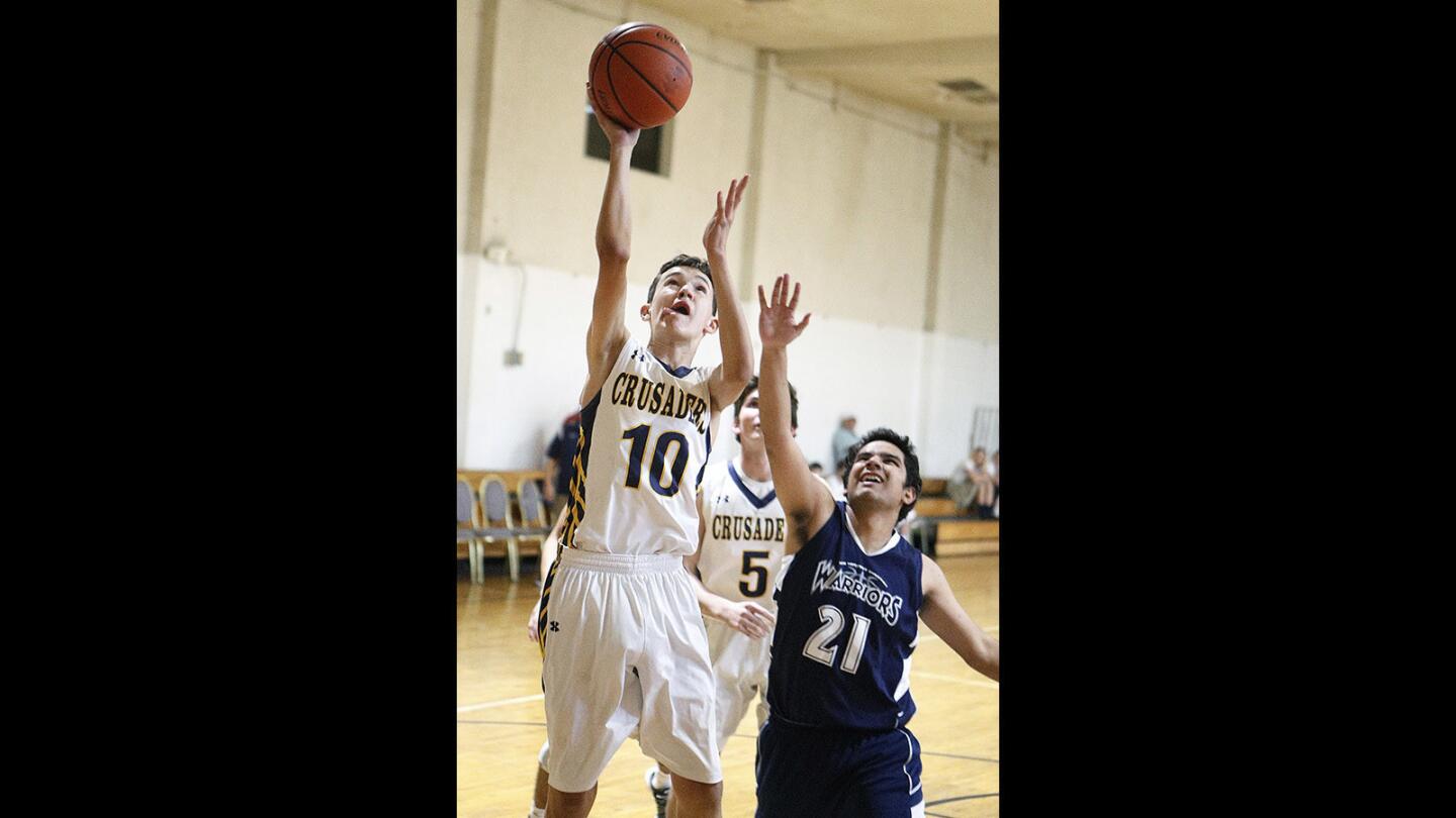 Photo Gallery: St. Monica Academy vs. New Harvest Christian boys' basketball