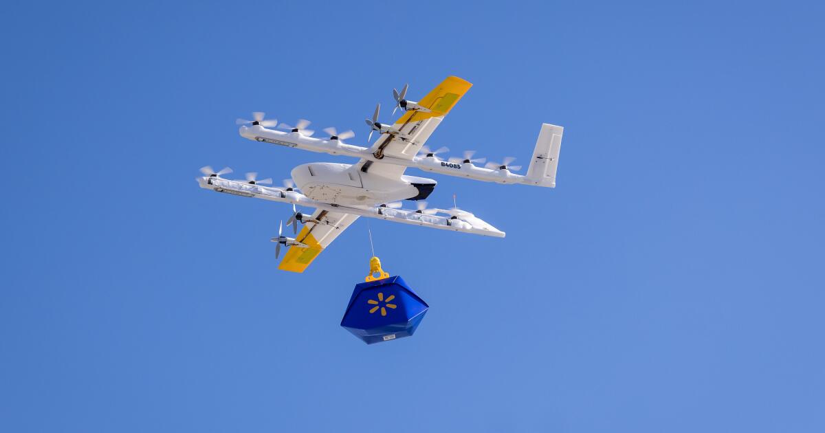 Walmart delivery by Google company drone may soon be coming to the San Francisco Bay Area