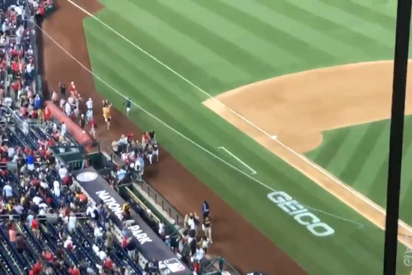 Padres and Nationals recall 'nightmare' scenes after shooting