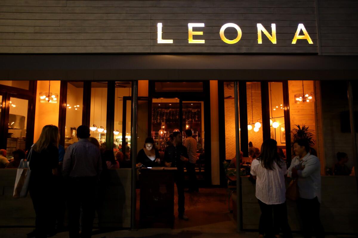 Leona in Venice is now open for lunch.