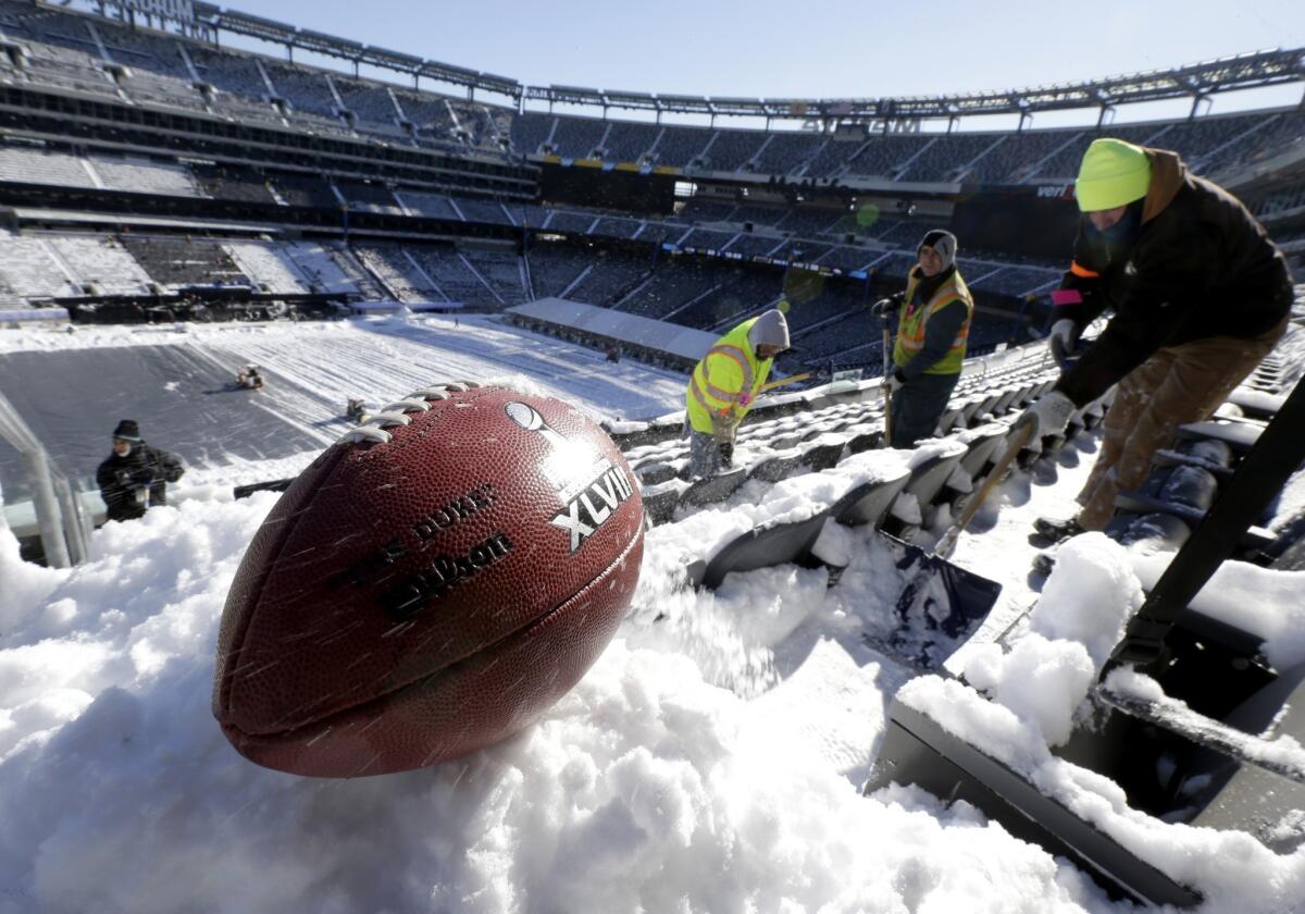 Conditions could give Seahawks a leg up in Super Bowl - Los Angeles Times