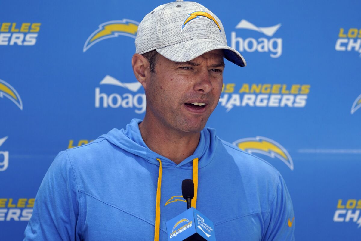 Hernández: Chargers' Brandon Staley driven to avenge losses - Los Angeles Times Hernández: Chargers' Brandon Staley driven to avenge losses - Los Angeles Times