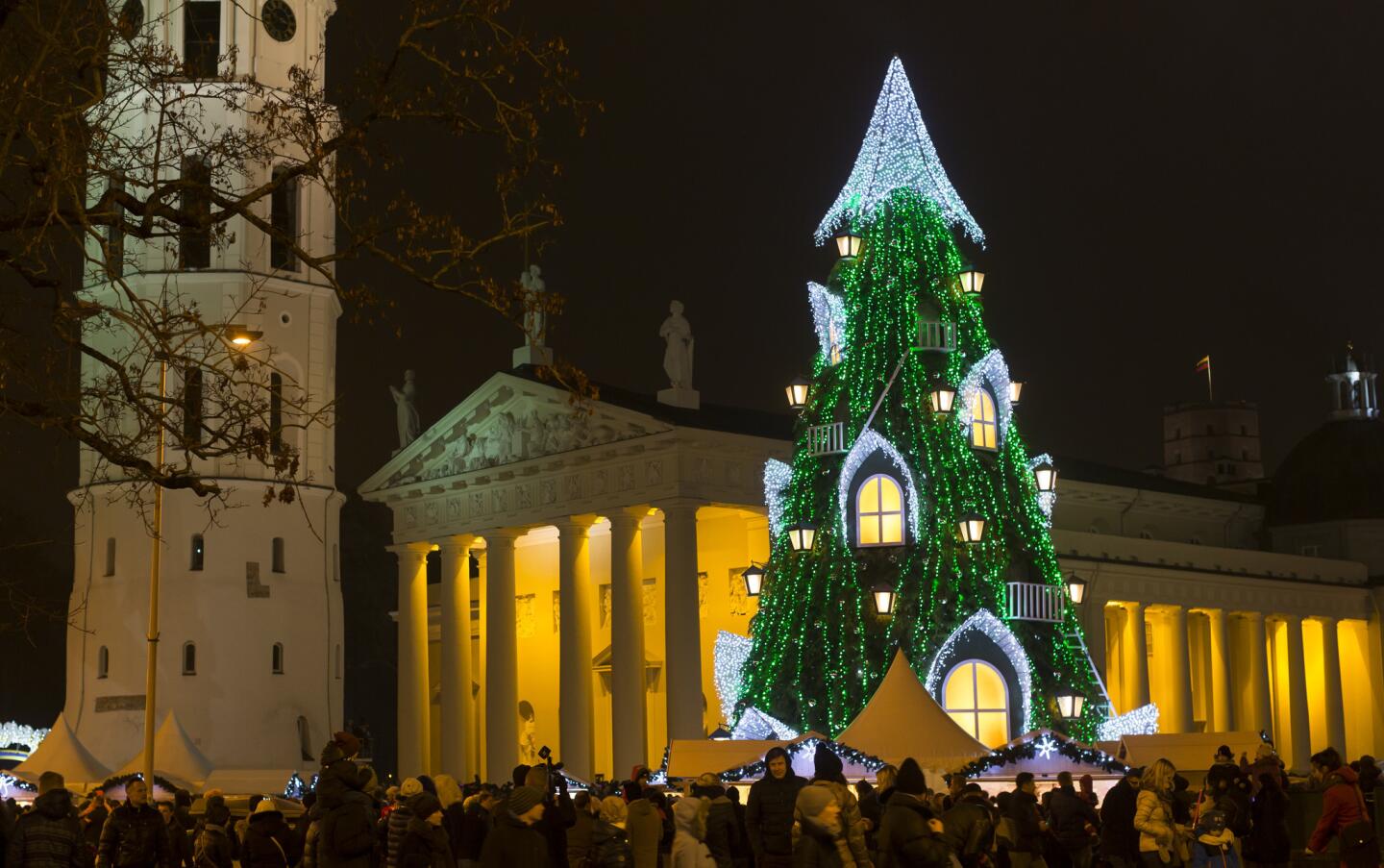 Lithuania's national Christmas tree