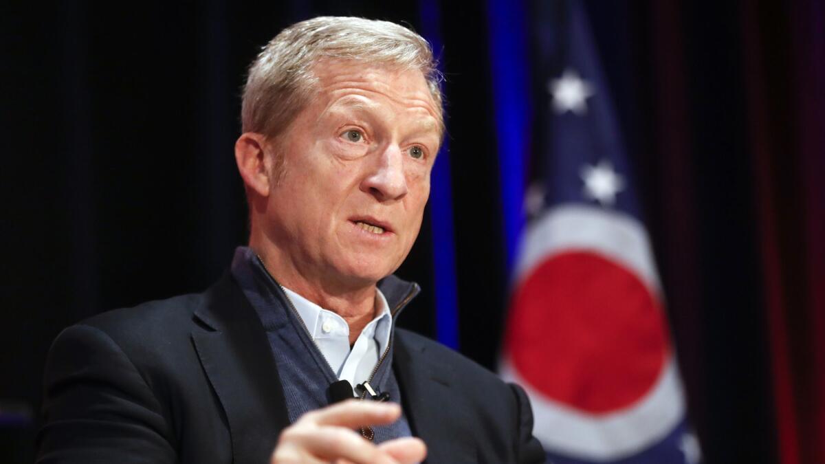 Tom Steyer, a billionaire former hedge fund manager who promotes liberal causes, announced in January that he was not running for president, but has changed his mind.