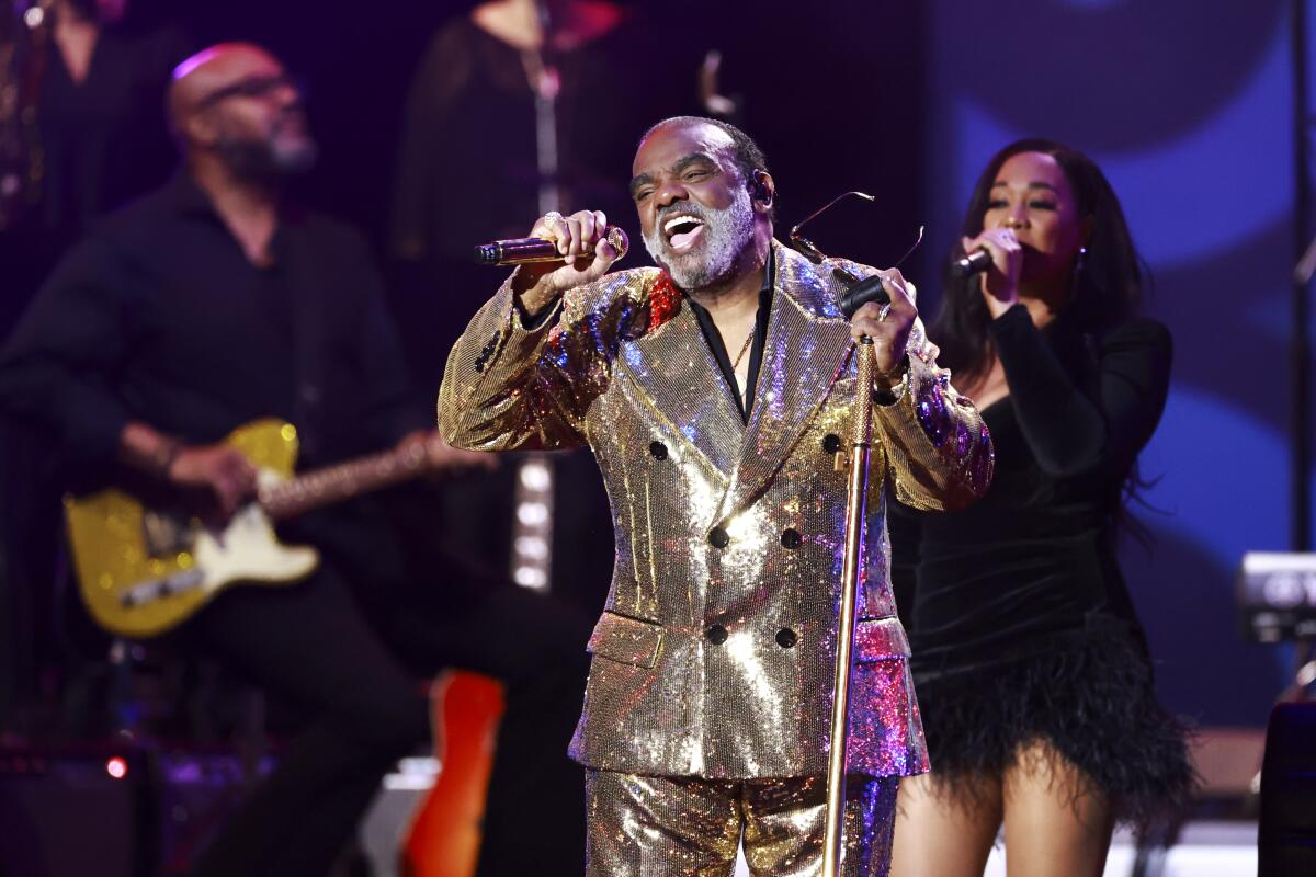 Ronald Isley of the Isley Brothers performs