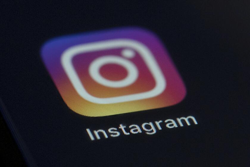 This Aug. 23, 2019 photo shows the Instagram app icon on the screen of a mobile device in New York. Instagram CEO Adam Mosseri will appear before a Senate panel on Wednesday, Dec. 8, 2021 as the company faces scrutiny over the potential detrimental impact its social media platform has on young people. (AP Photo/Jenny Kane, file)