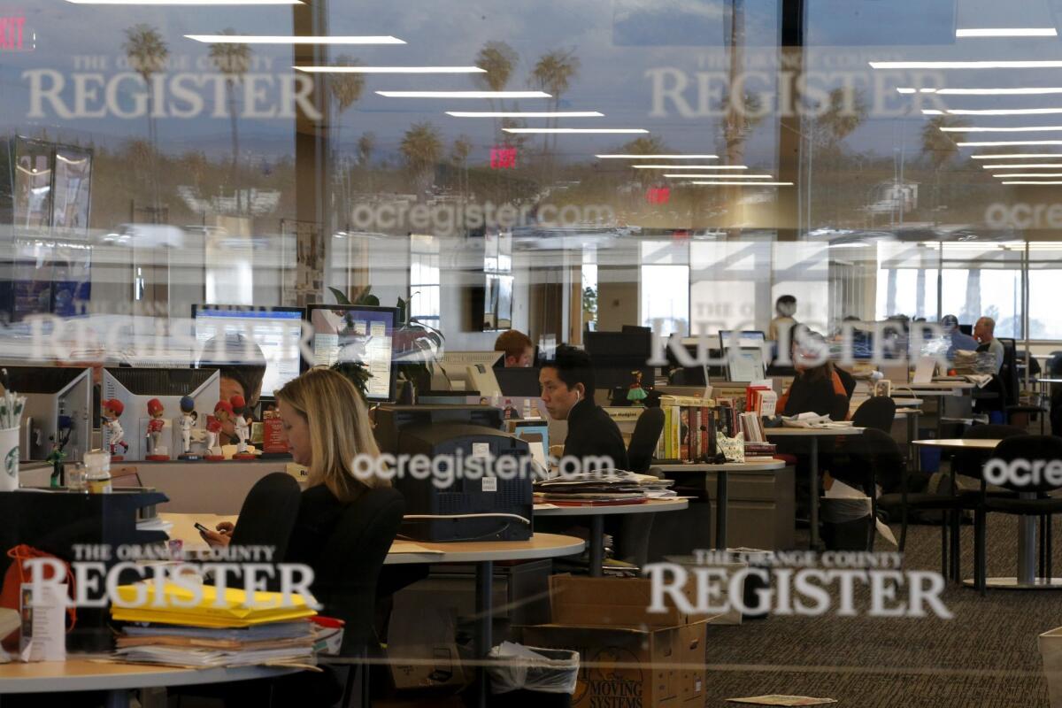 Bidders interested in acquiring Freedom Communications, the bankrupt owner of the Orange County Register, had until Friday to submit initial offers. An auction is scheduled for next month.