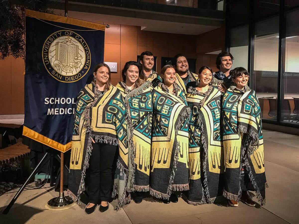 This ceremony honored Native American medical students Summer Fair.