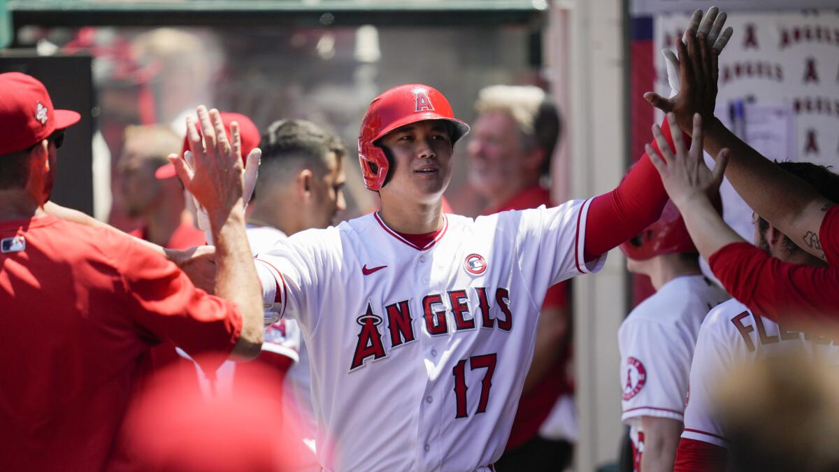 Shohei Ohtani and Mike Trout homer in Angels' win over Orioles - Los  Angeles Times