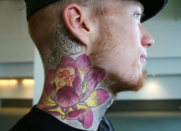Body Art Lotus neck