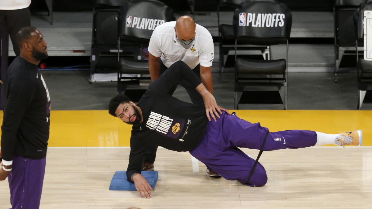 Lakers confident they can beat Suns without Anthony Davis - Los Angeles  Times