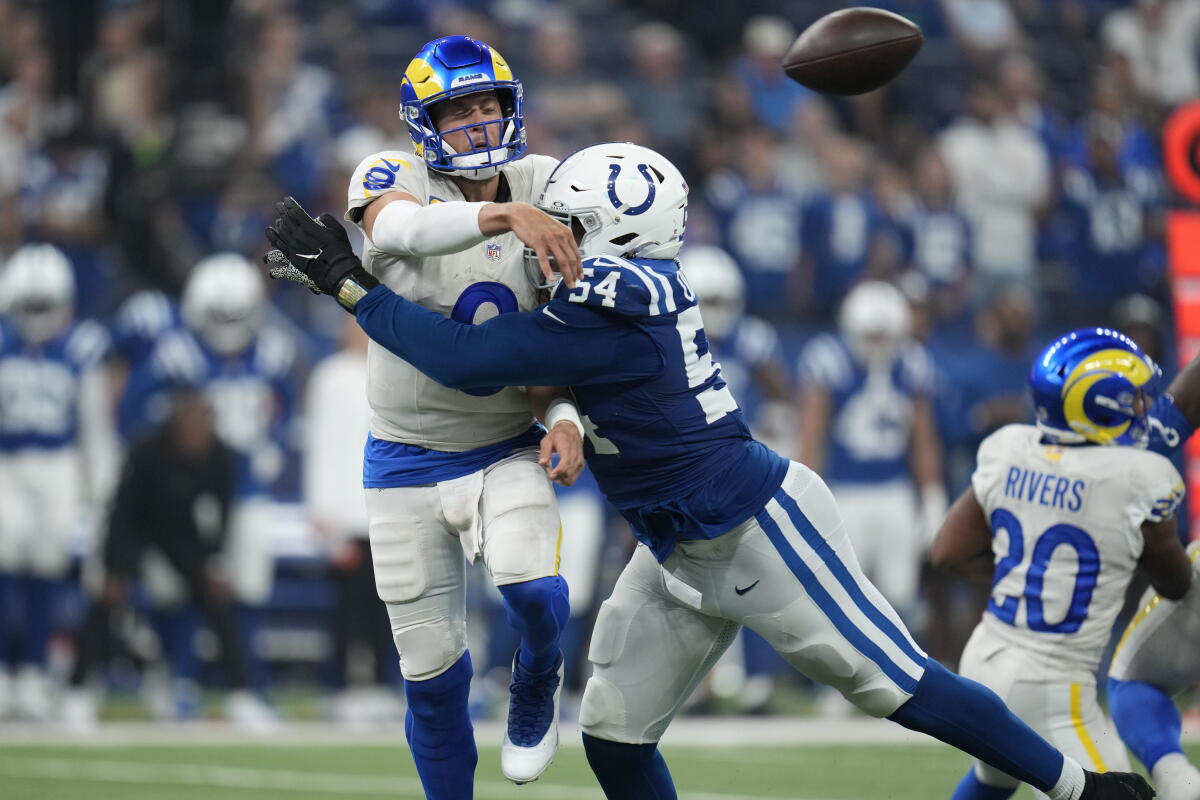 Touchdown Colts Rams defeat Colts in overtime on Puka Nacua's first touchdown - Los ...