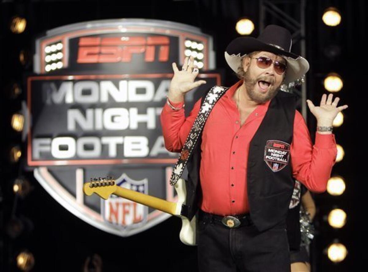 Hank Williams Jr. out on Monday Night Football - The San Diego Union-Tribune