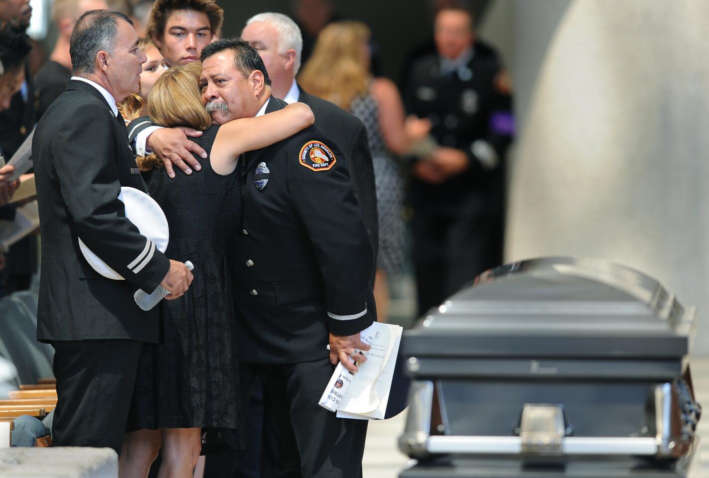 Funeral for firefighter Kevin Woyjeck