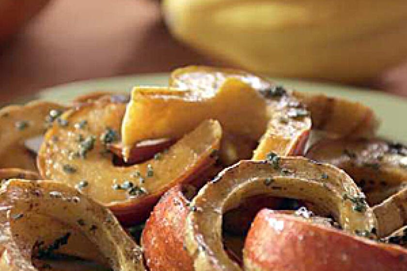 A tasty, easy day-after-Thanksgiving side dish, made with sage and chile butter.