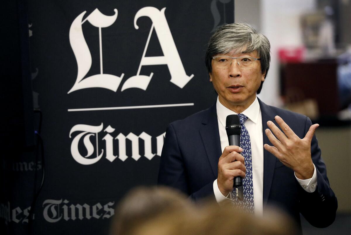  Patrick Soon-Shiong speaking.