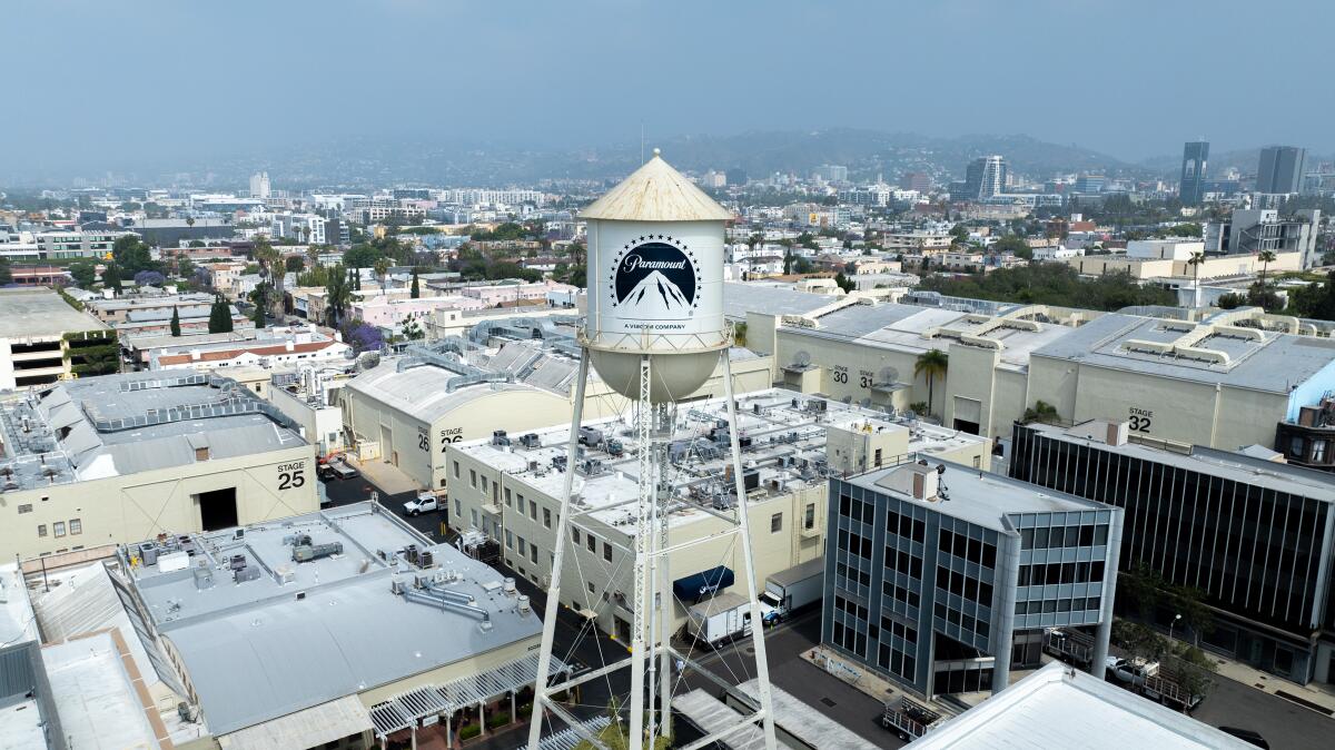 The Paramount Pictures studio lot 