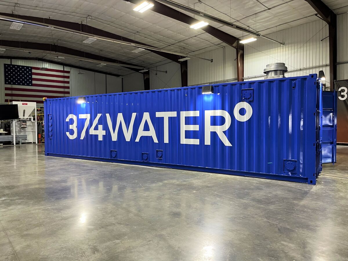 A supercritical water oxidation demonstration unit can clean and treat 6 tons of wastewater per day.