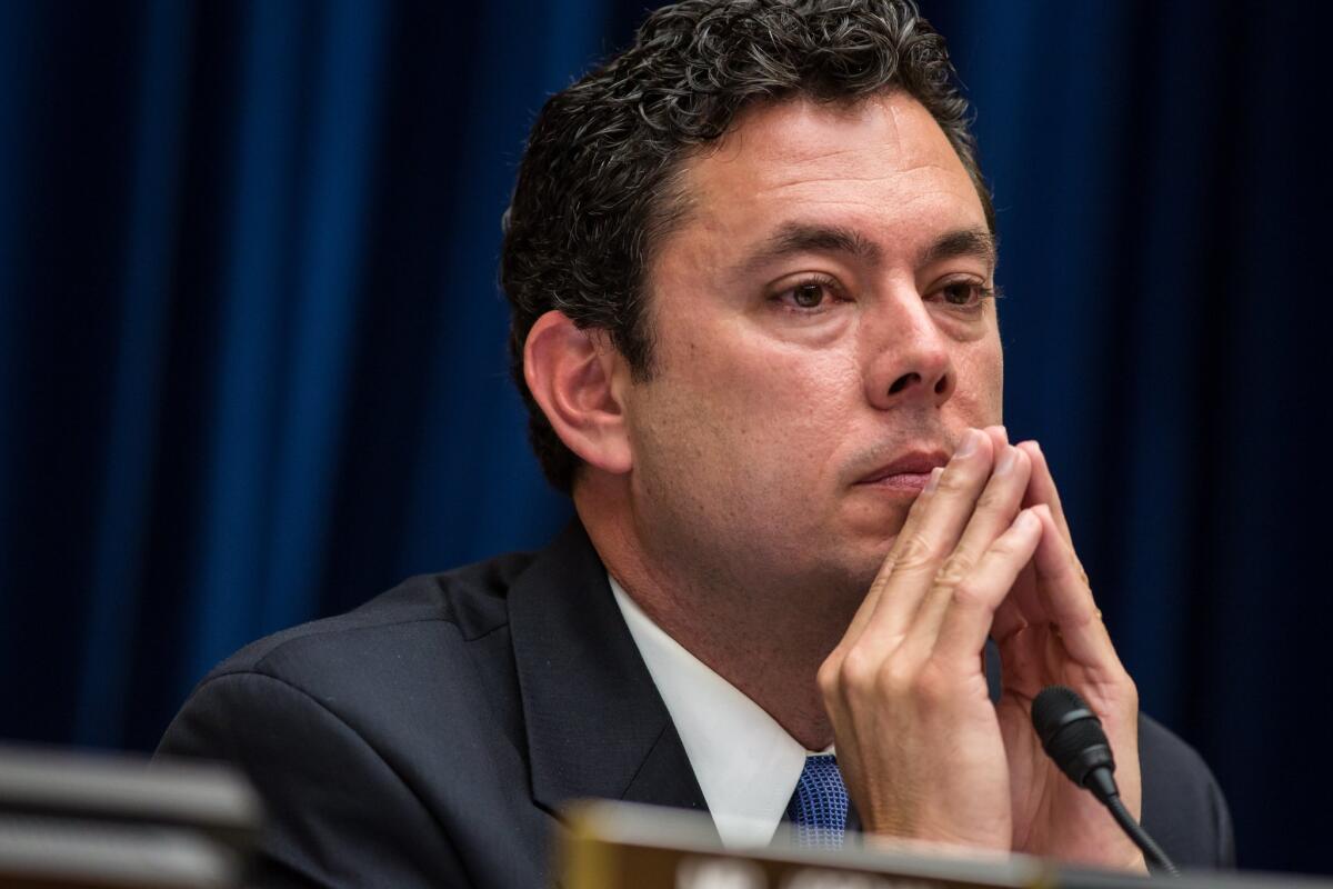 Rep. Jason Chaffetz (R-Utah) has launched a campaign for House speaker, posing a challenge to Rep. Kevin McCarthy (R-Bakersfield).