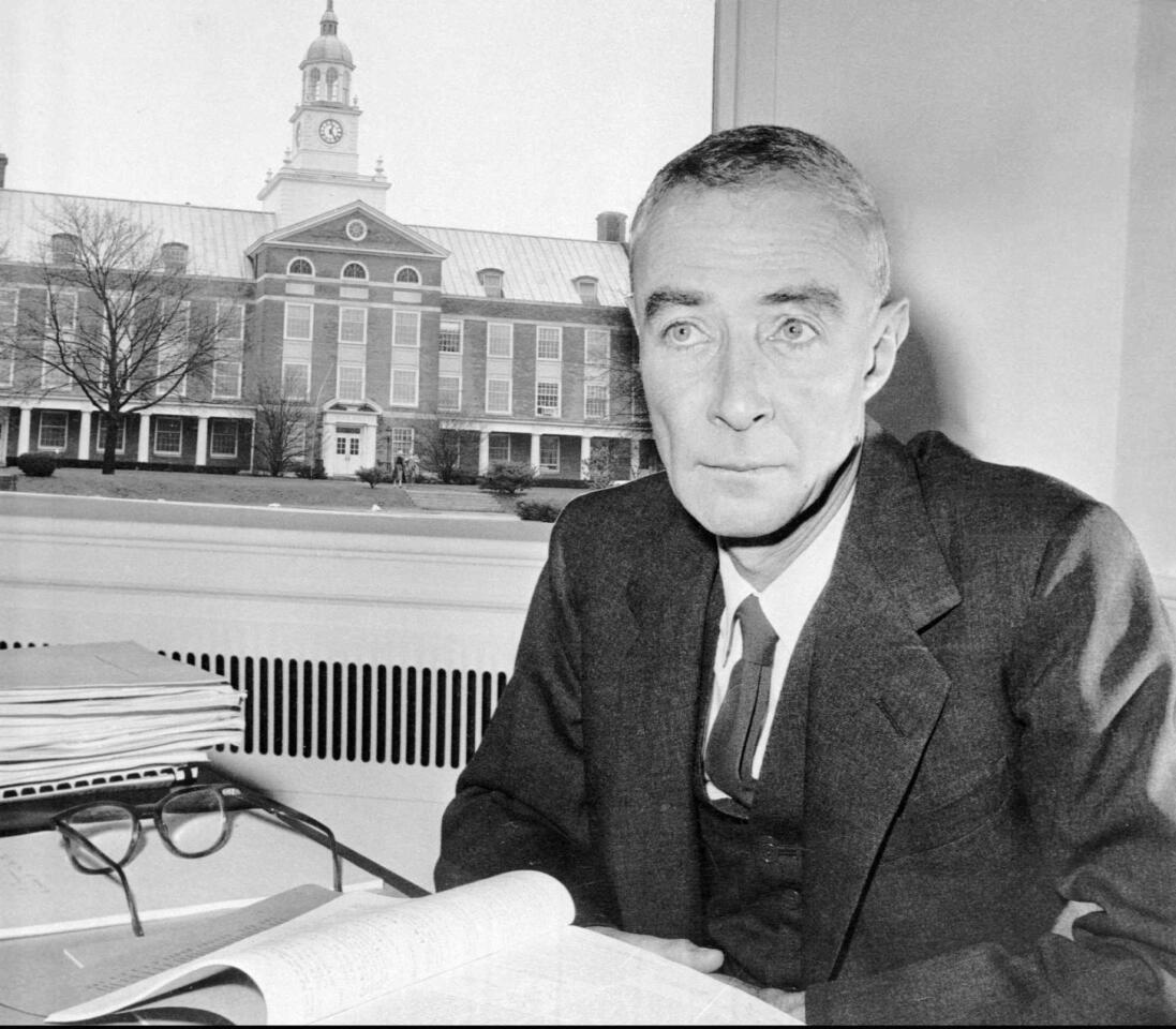 American physicist Dr. J. Robert Oppenheimer led the Manhattan Project, a research venture credited with developing the world's first nuclear weapons during World War II. From 1942 to 1945 in Los Alamos, N.M., two types of atomic bombs were created, one gun-type, the other implosion.