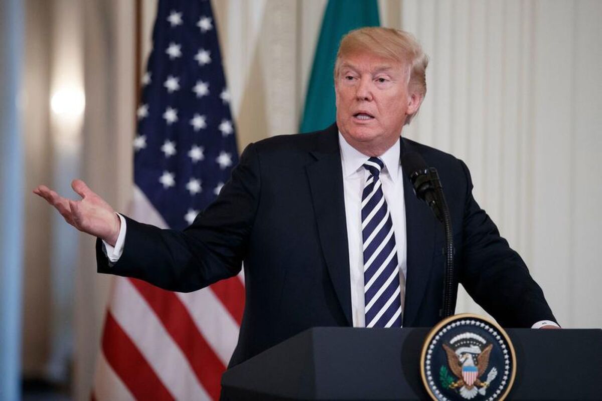 President Trump again points the finger at Democrats for the partial shutdown of the federal government he sought.