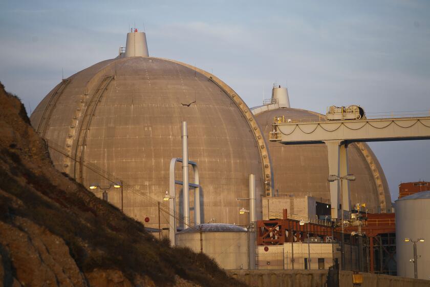 SAN ONOFRE, August 1, 2018 | The San Onofre Nuclear Generating Station on Wednesday. | Photo by Hayne Palmour IV/San Diego Union-Tribune/Mandatory Credit: HAYNE PALMOUR IV/SAN DIEGO UNION-TRIBUNE/ZUMA PRESS San Diego Union-Tribune Photo by Hayne Palmour IV copyright 2018