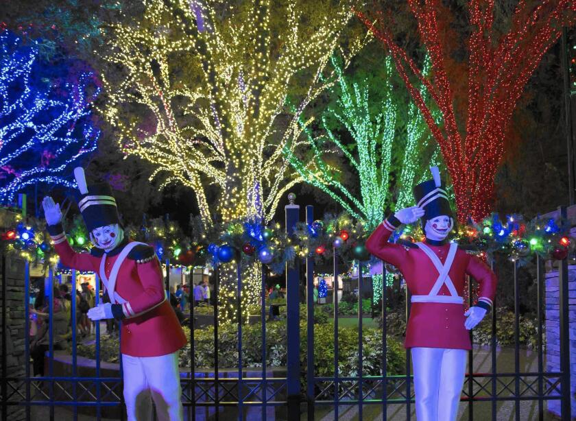 Christmas Town Is Back At Busch Gardens Los Angeles Times
