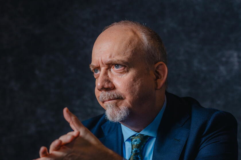 El Segundo, CA - November 19: Oscar-contending actor Paul Giamatti poses for a group portrait