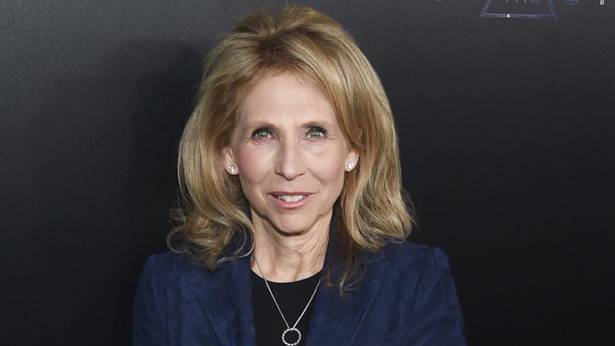 A CBS shareholder group has sued Shari Redstone, pictured here in 2017, saying that it should have voting rights.