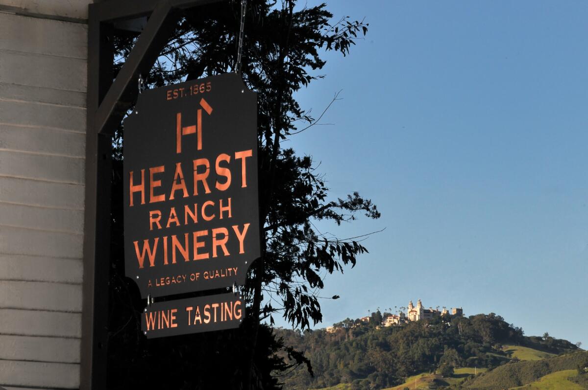 Hearst Ranch Winery in San Simeon