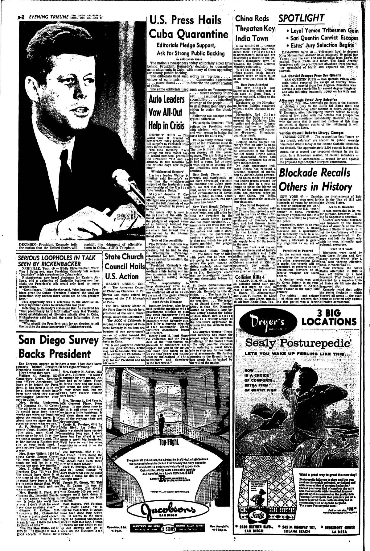 Fascinating details about the 1962 Cuba Missile crisis ( yes - that's  probably before most readers started school - if not, then your memory is  probably going ). Many lessons derived, including