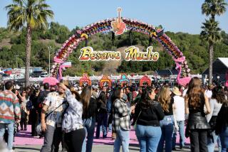 Large crowds attended the Besame Mucho 2023 event at Dodger Stadium on Saturday, Dec. 2, 2023.